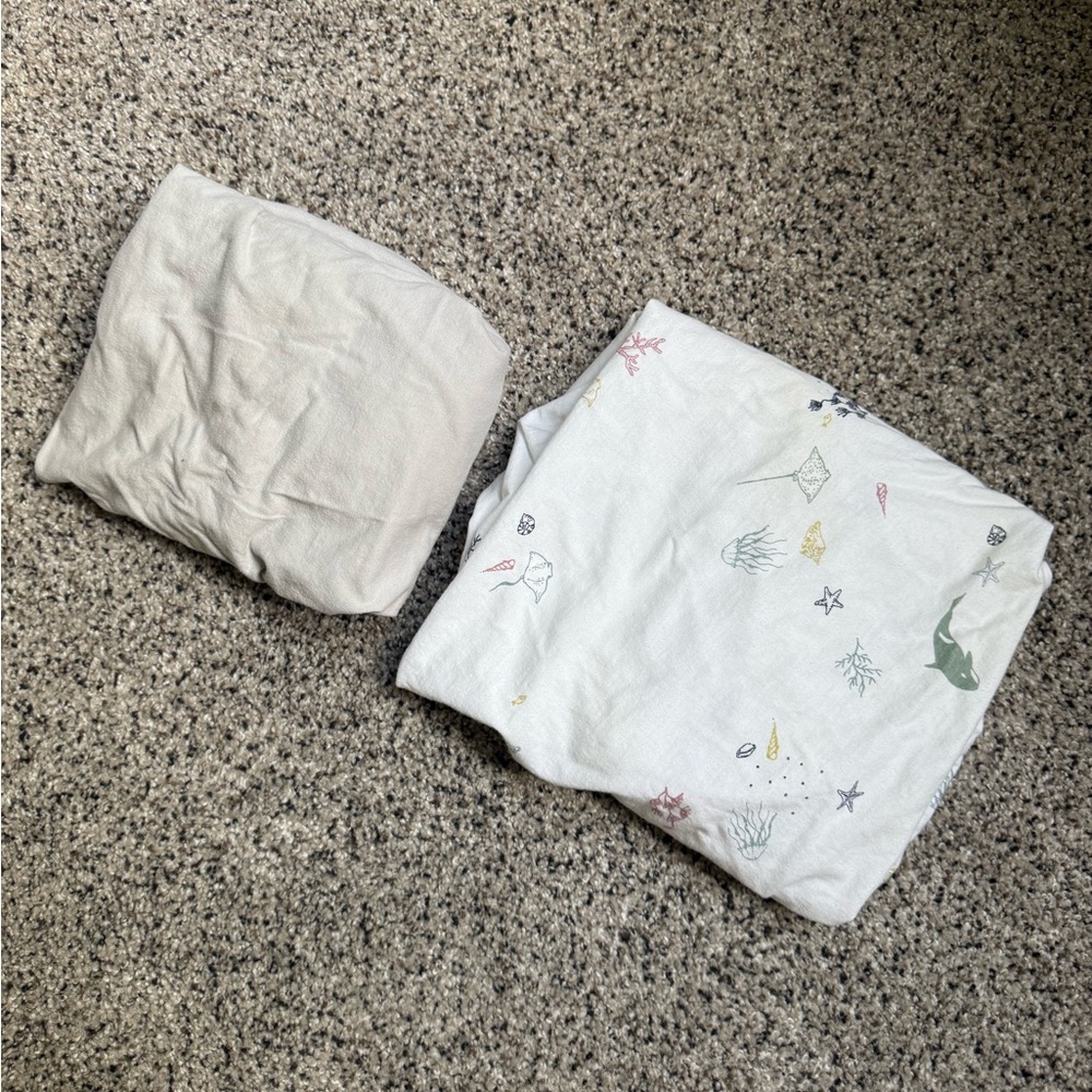 Nestig Mini Crib Ocean Themed Sheet Set